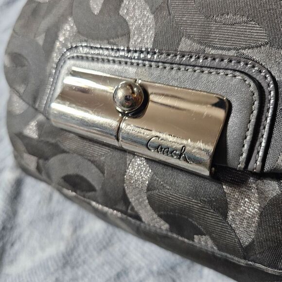 Coach Optic Art Jacquard Hobo Shoulder Bag Purse - Picture 3 of 8